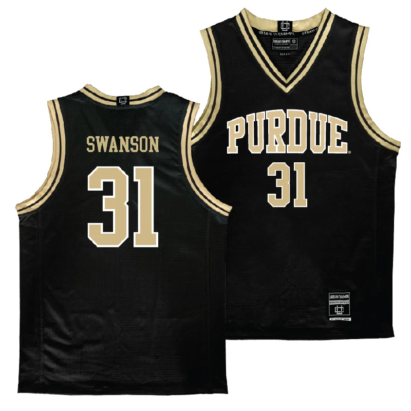Purdue Women's Black Basketball Jersey - Sophie Swanson | #31 Cotton Jersey Tee