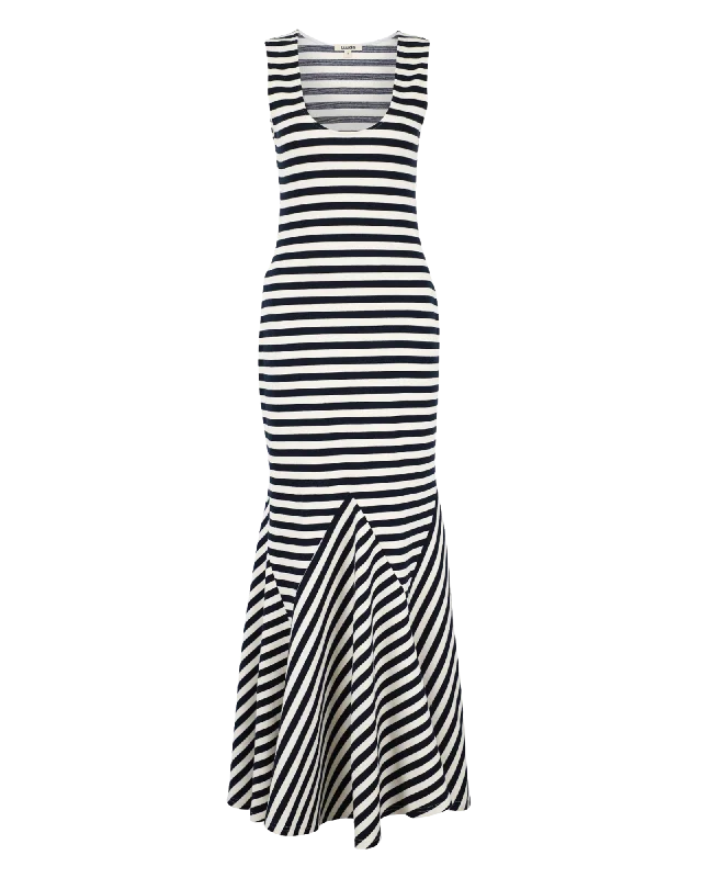 Sleeveless Jersey Maxi Gown Pastel Jersey Tee