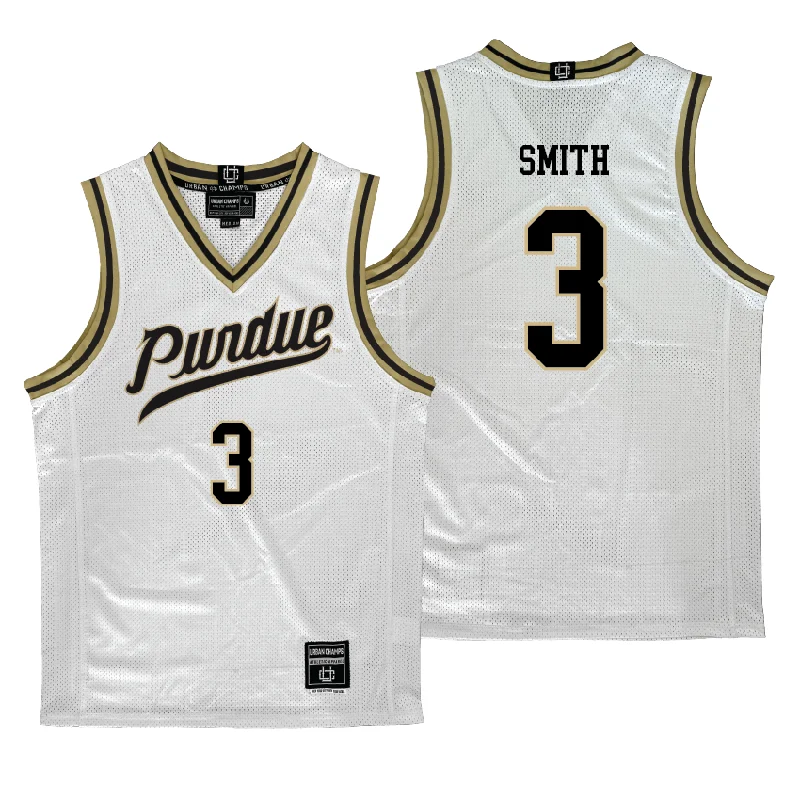 Purdue Women's Basketball White Jersey - Jayla Smith | #3 Party Jersey Tee