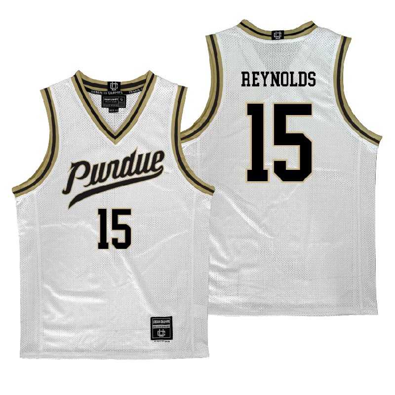 Purdue Women's Basketball White Jersey - Mila Reynolds | #15 Exclusive Jersey Tee
