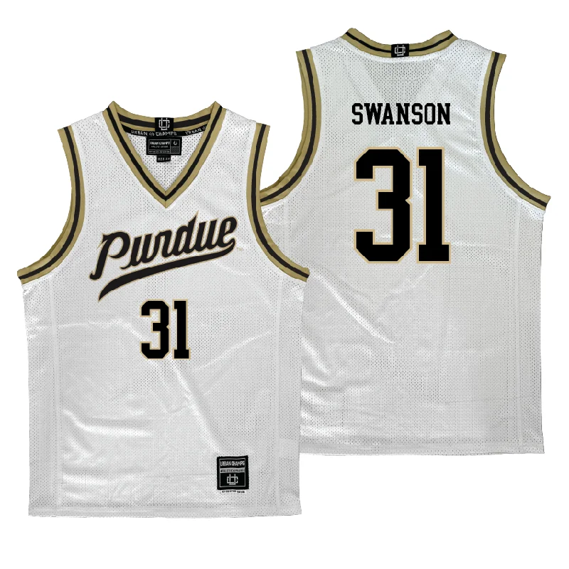 Purdue Women's Basketball White Jersey - Sophie Swanson | #31 Casual Weekend Jersey Tee