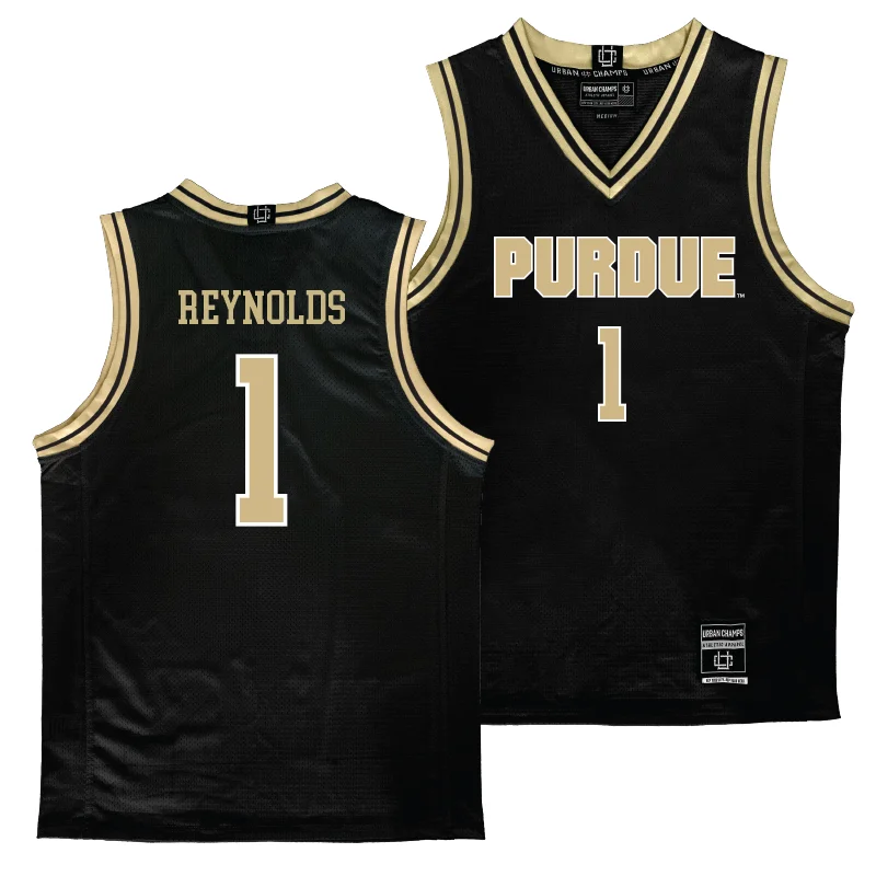 Purdue Women's Black Basketball Jersey  - Amiyah Reynolds Women's Jersey Top